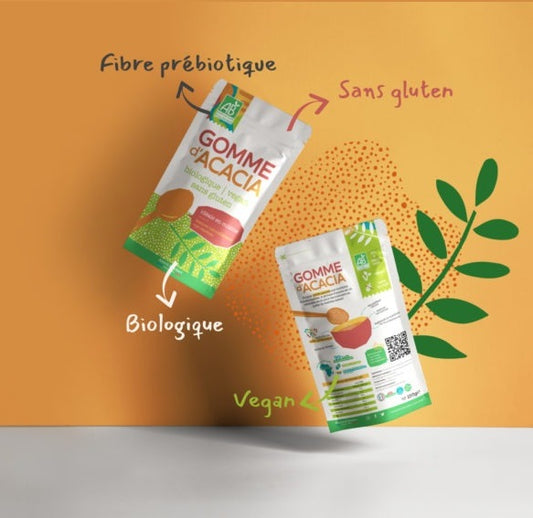 Gomme d'acacia biologique